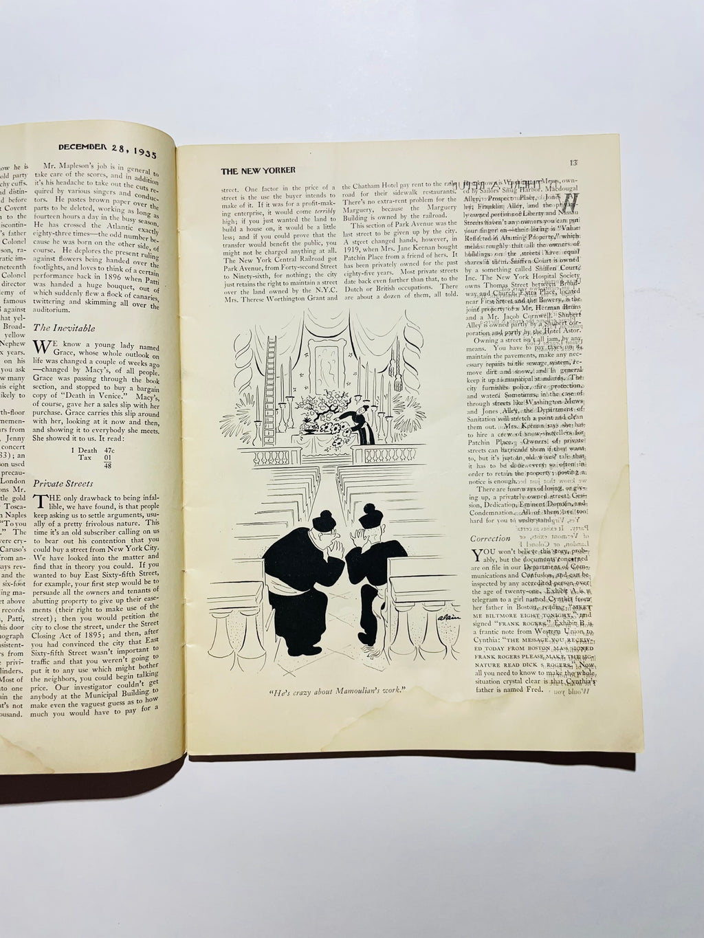 Dec 28 1935 The New Yorker Magazine