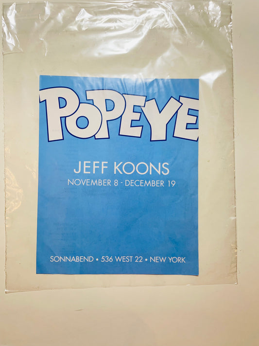 Jeff Koons Authentic Advertising Poster