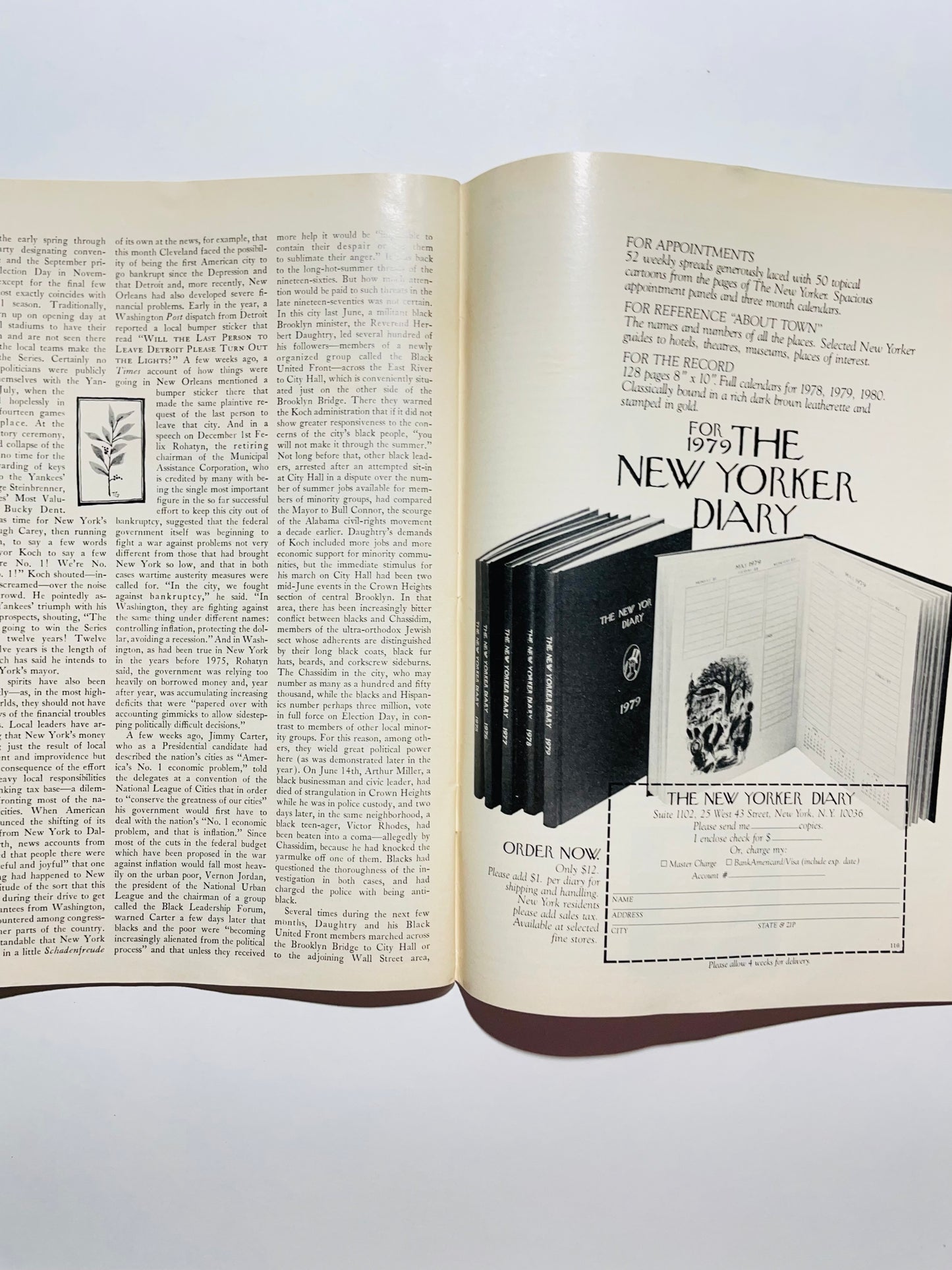 1978 წლის 25 დეკემბერი The New Yorker Magazine