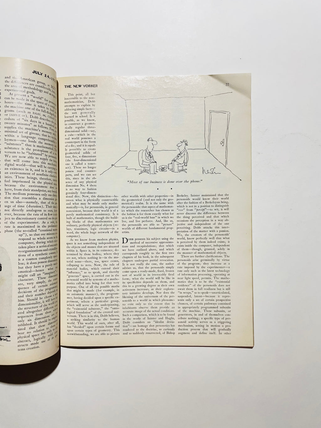 July 24, 1978 The New Yorker Magazine