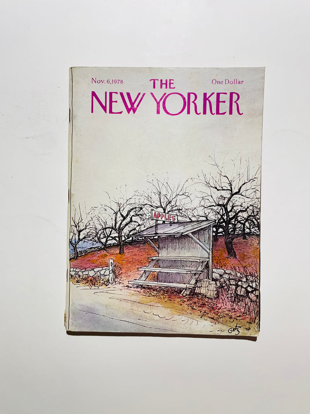1978 წლის 6 ნოემბერი The New Yorker Magazine