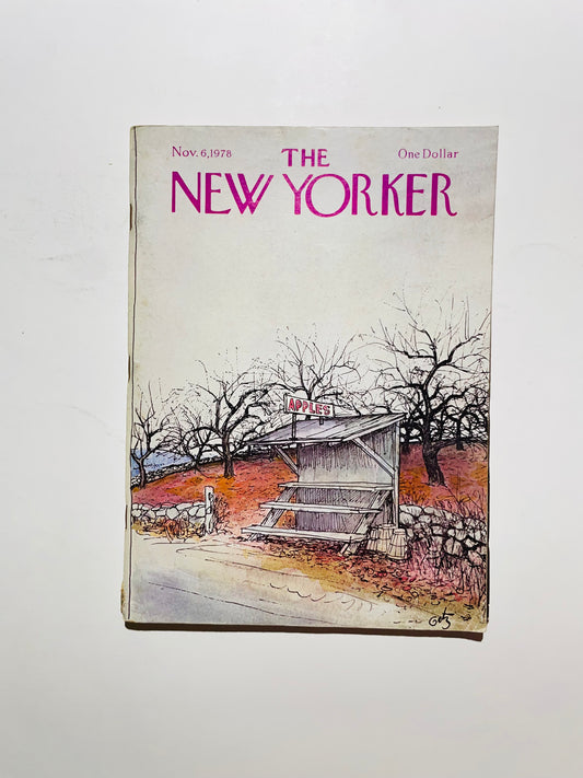 Nov 6, 1978 The New Yorker Magazine
