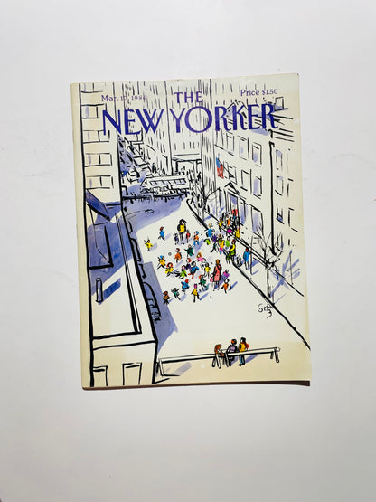 1986 წლის 17 მარტი The New Yorker Magazine