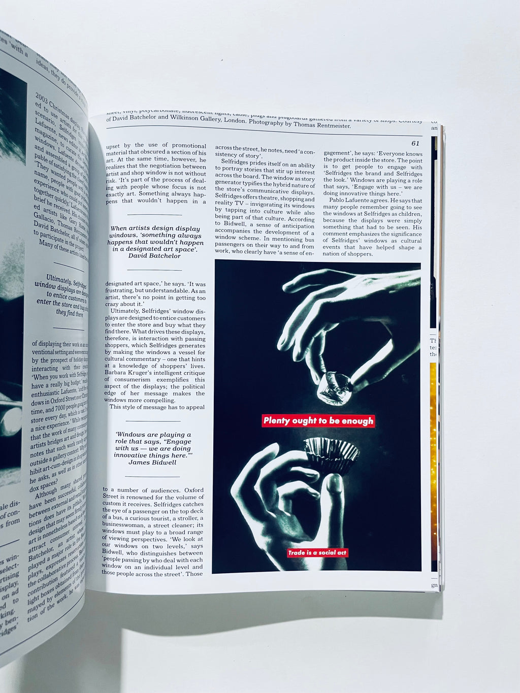 წინა პლანზე: მაღაზიის ფანჯრის დიზაინის კულტურა